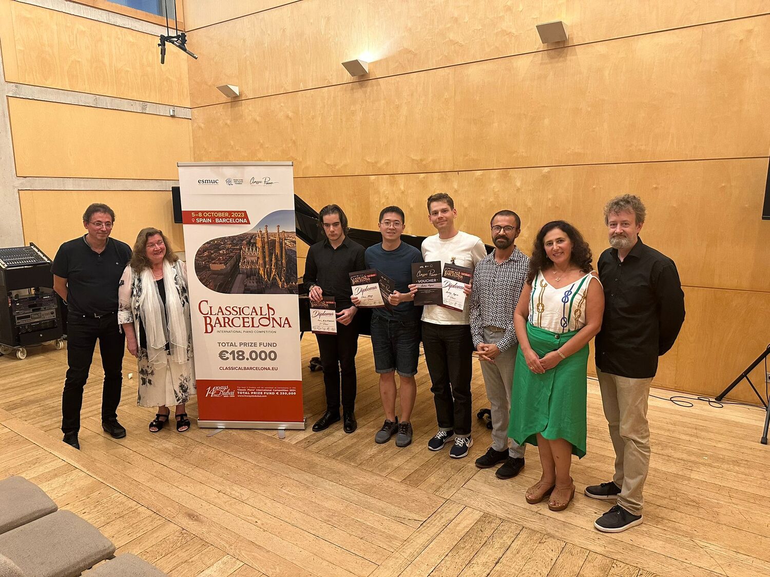 "Classical Barcelona" International Piano Competition 2023 has announced winners