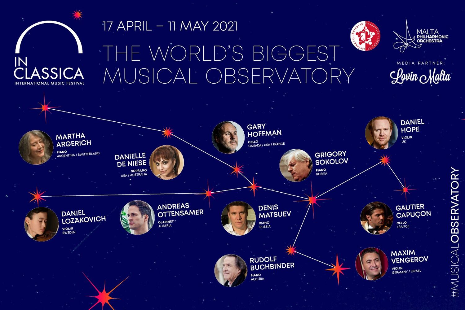 Konstantin Ishkhanov: legendary musicians, orchestras for InClassica Malta 2021